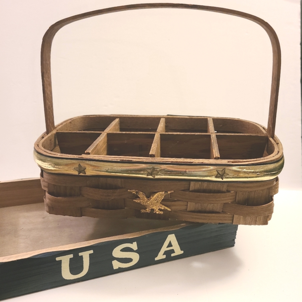 Basketville Putney Vermont Basket 12"x8"x4"